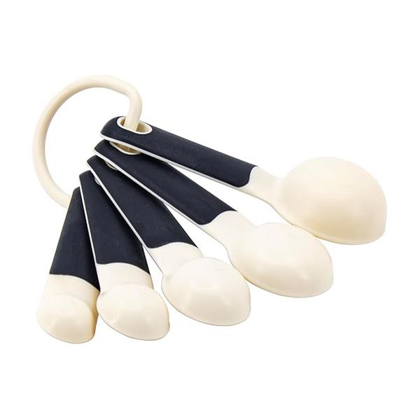Kitchen-Aid-Set-of-5-Measuring-Spoons---Cream