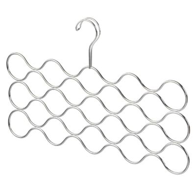 Classico®-Wave-Scarf-Hanger--23-Loop-Chrome-1