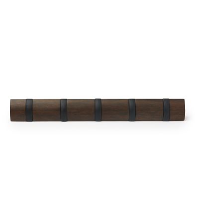 Umbra®-Flip-5-Hook--Walnut-4