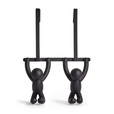 Umbra®-Buddy.--Over-Door-Double-Hook--Black-1