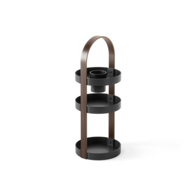 Umbra-Bellwood-Cosmetics-Organizer-Black/Walnut-1