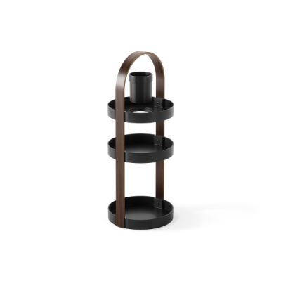 Umbra-Bellwood-Cosmetics-Organizer-Black/Walnut-2