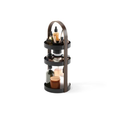 Umbra-Bellwood-Cosmetics-Organizer-Black/Walnut