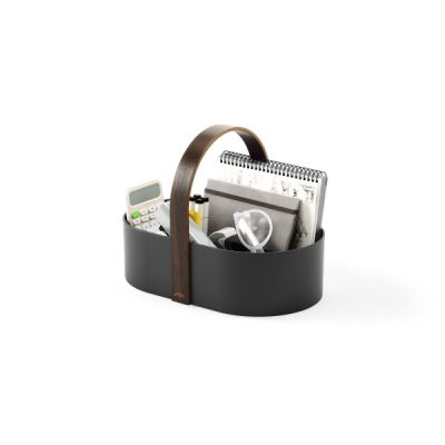 Umbra-Bellwood-Cosmetic-Caddy-Black/Walnut-4