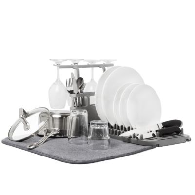 UDry-Dish-Rack-with-Drying-Mat-8