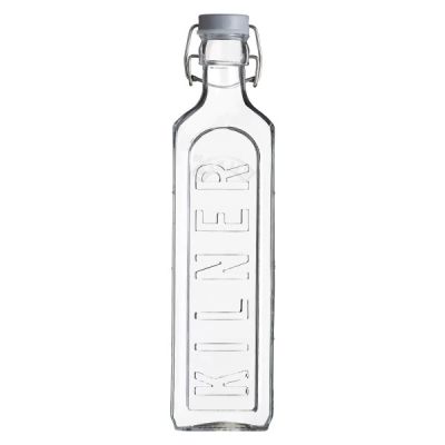 Kilner-Square-Cliptop-Bottle-1L