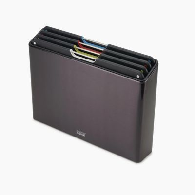 Folio-Steel-Chopping-Board-Set-Black