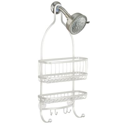 York-Lyra-Shower-Caddy-Pearl-White