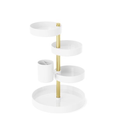 Umbra-Pirouette-Organizer-White-&amp