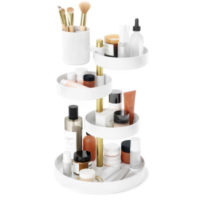 Umbra-Pirouette-Organizer-White-&amp