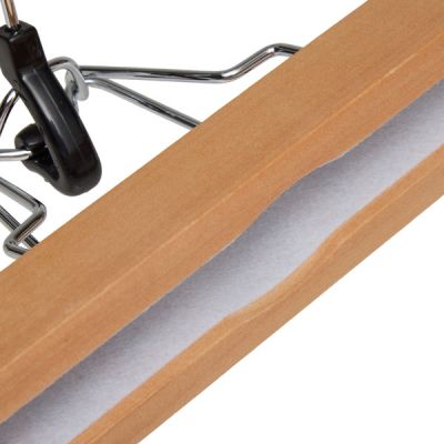 Dymon-Maple-Pant Hangers-White-2pk