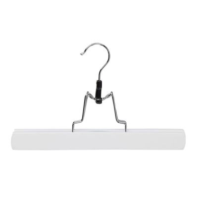 Dymon-Maple-Pant Hangers-White-2pk