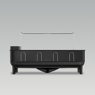 simplehuman-steel-frame-dishrack,-matte-black-stee
