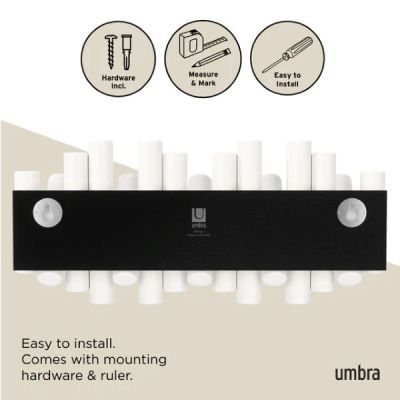 Umbra-Picket-5-Wall-Hook-White-1