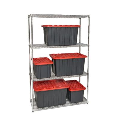 Dymon-Wire-Shelving-Kit-4-Tier-18x48x74