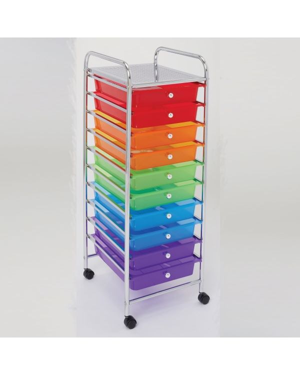 Dymon Rainbow Cart 10 Drawer