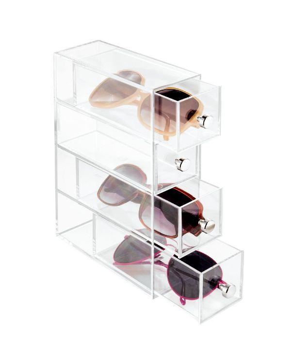 Clarity Four Drawer Flip Organizer