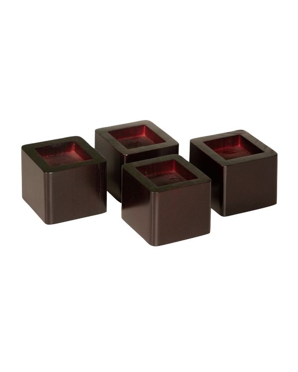 Bed Risers Set Of 4 Wooden