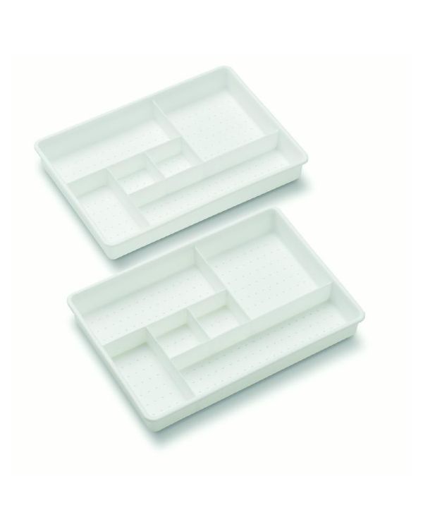 Two Tray Drawer Organizer