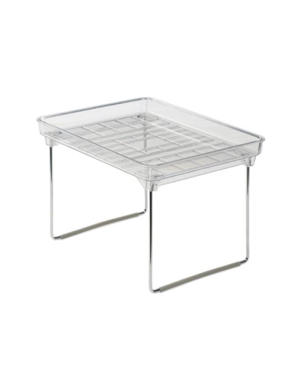 Madesmart® Stacking Cabinet Shelf Small Clear