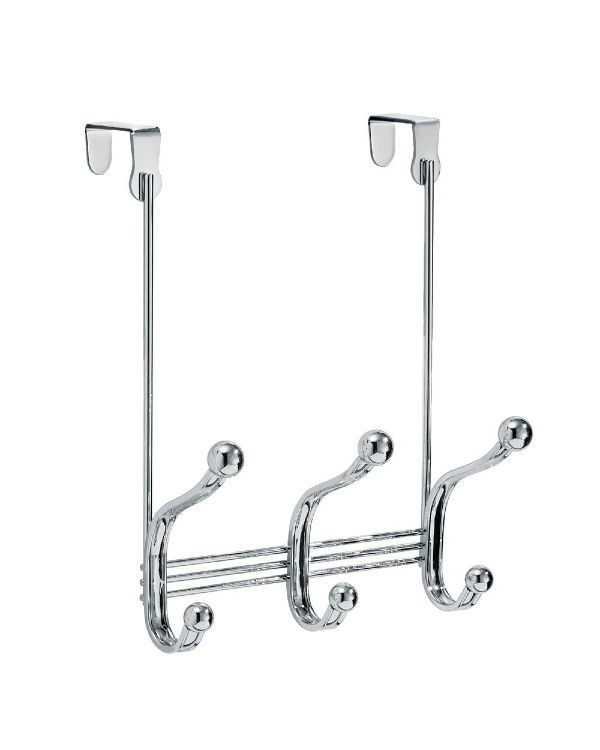 York® Lyra Over Door Rack  3 Hooks
