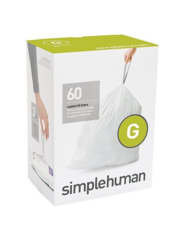Simplehuman Custom Fit Liner G  60pk