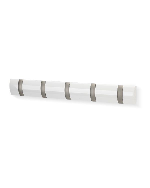 Umbra® Flip 5 Hook  White