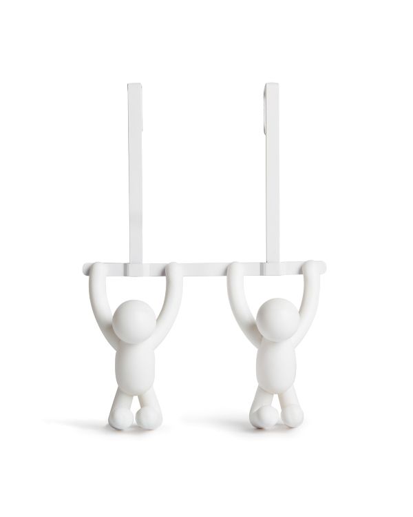 Umbra® Buddy.  Over Door Double Hook  White