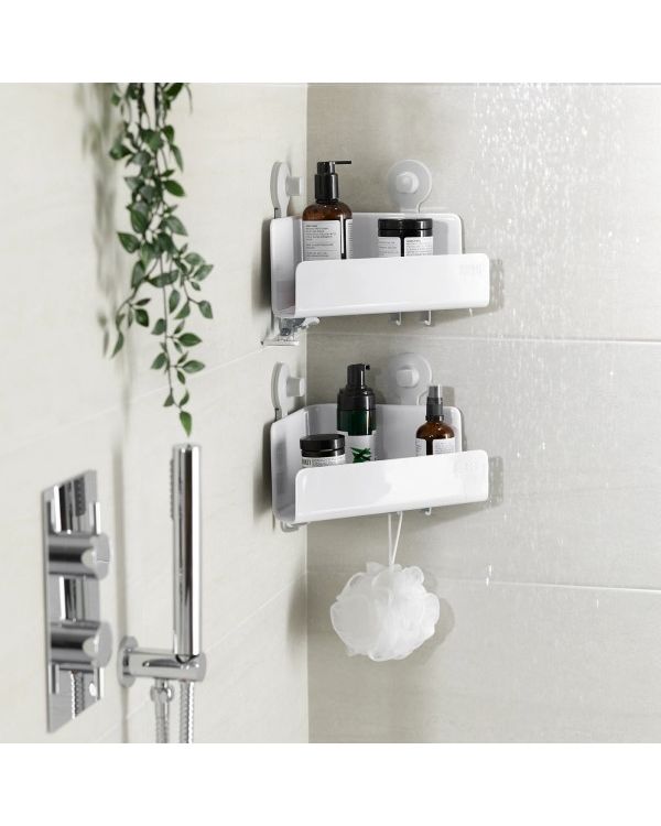 EasyStore Corner Shower Caddy Set of Two