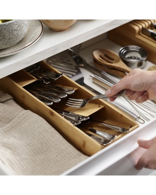 DrawerStore Bamboo Cutlery Organizer