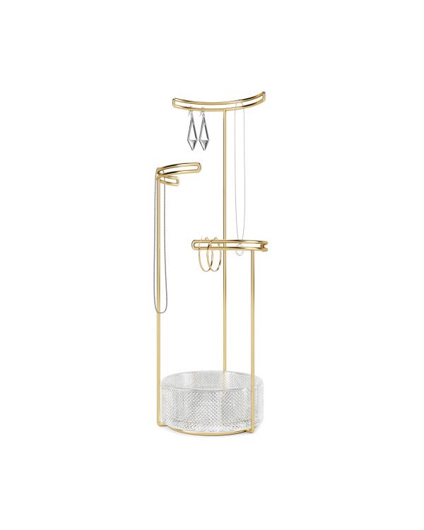 Umbra Tesora Jewelry Stand Brass