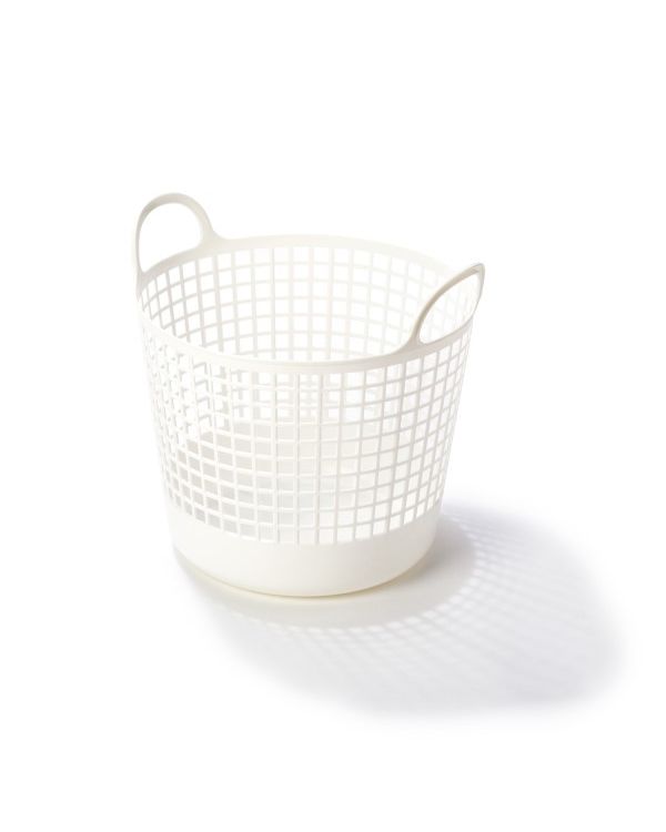 Short Laundry Basket White