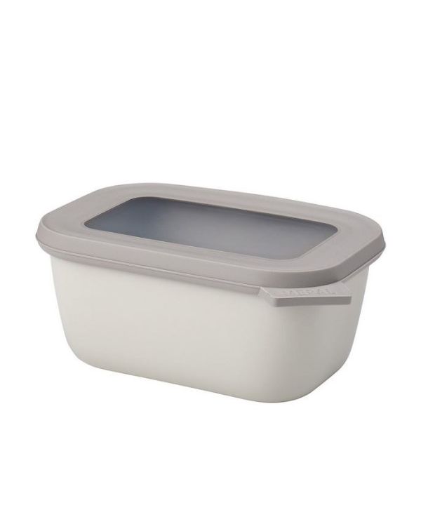 Cirqula Rectangular Container 750ml-25oz Nordic White