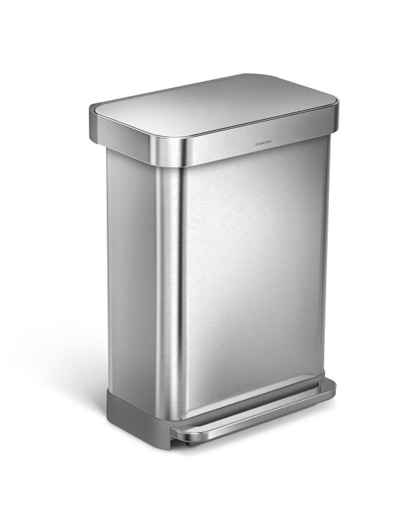 Simplehuman 55L Rect Waste Can