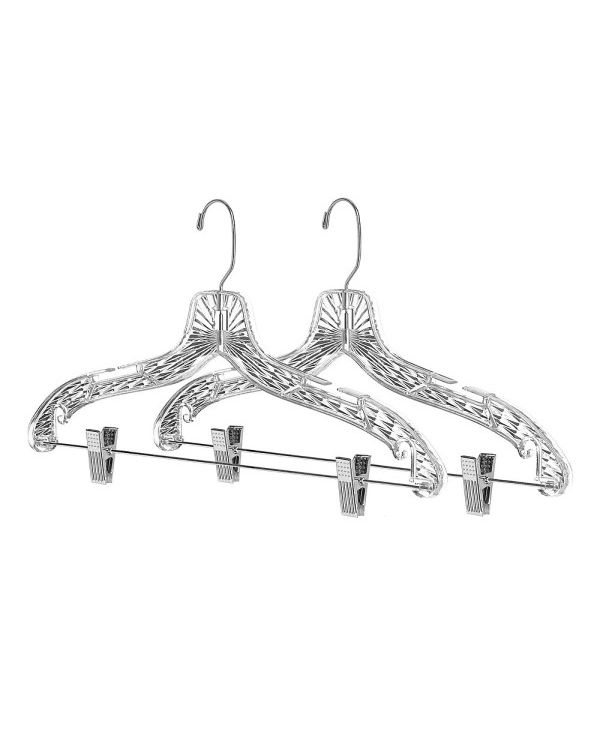 Crystal Suit Hangers with Clips set of 5