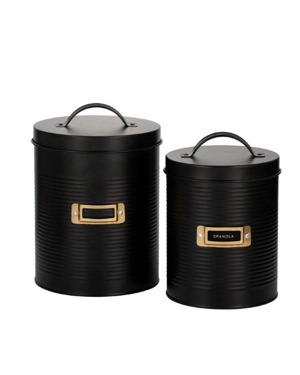 TYPHOON OTTO SET OF 2 OVAL CANISTERS