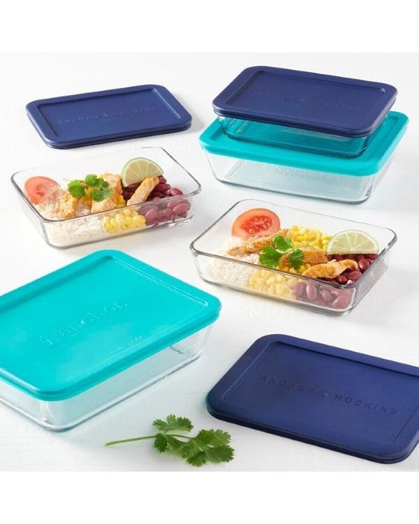 Snugfit Glass Rectangular 10pc Set