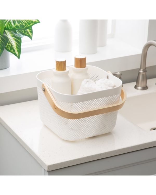 Plexus Mesh Basket 9L White