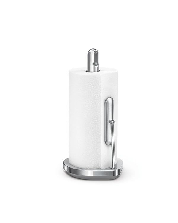 simplehuman tension arm paper towel holder, stainless steel