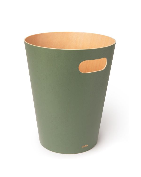 Umbra Woodrow Trash Can Spruce