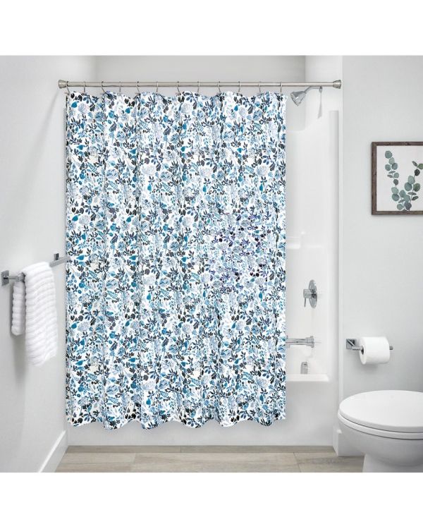 Shower Curtain Indigo Florals