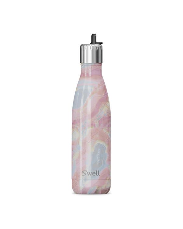 Swell 17oz Bottle w/Flip Straw Geode Rose