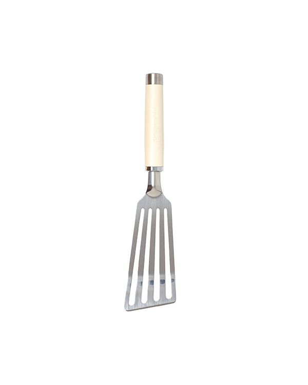 Kitchen-Aid-Stainless-Steel-Angled-Turner---Cream