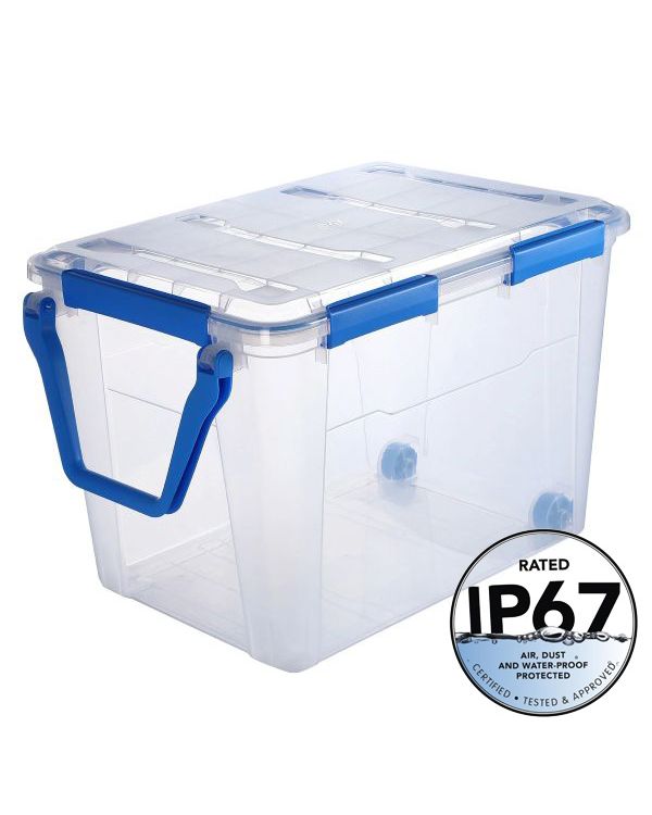 ezystorage Waterproof Clear Tote 100L