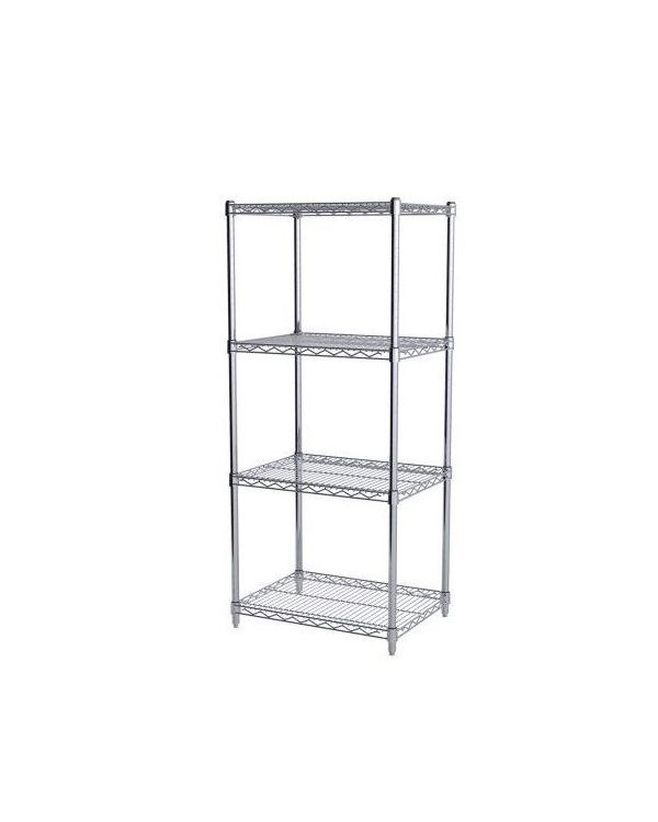 Dymon Wire Shelving Kit Four Tier Slim