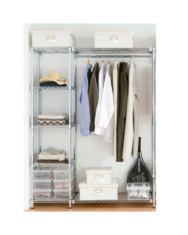Dymon Wire Shelving Kit Guest Room
