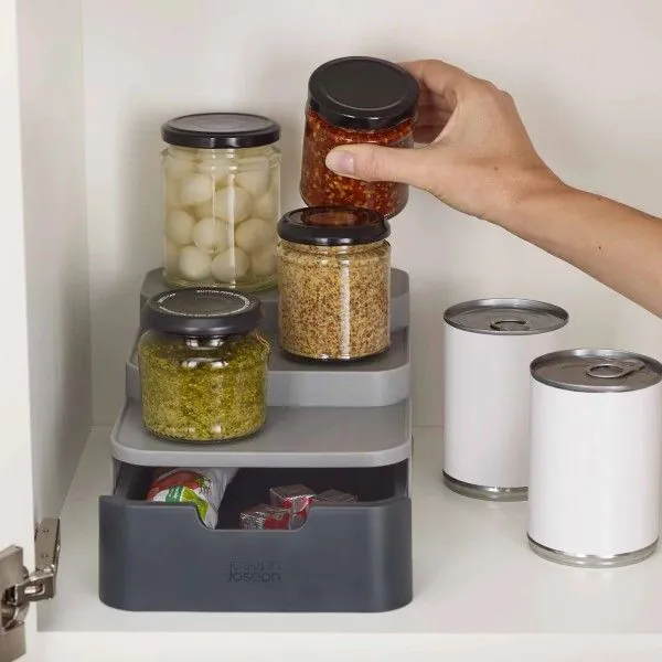CupboardStore Tiered Organizer Compact