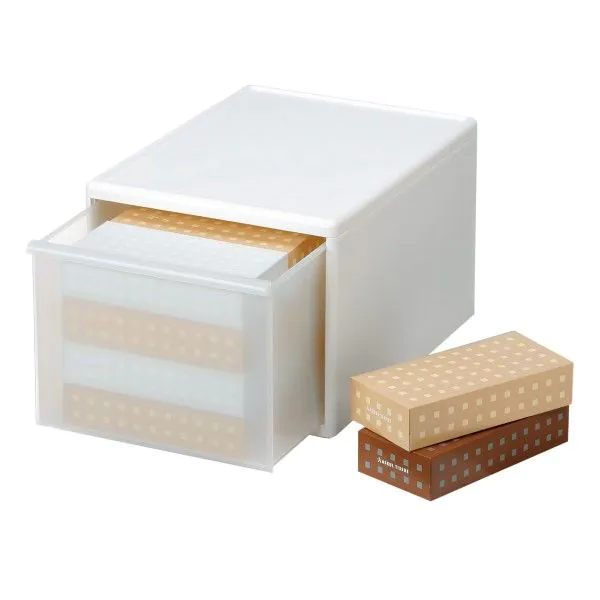 TW White Storage Drawer – Sleek & Stackable