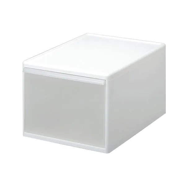TW White Storage Drawer – Sleek & Stackable